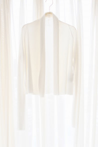 Alison cotton cardigan WHITE