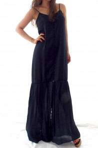 Loumia mermaid hem dress NAVY